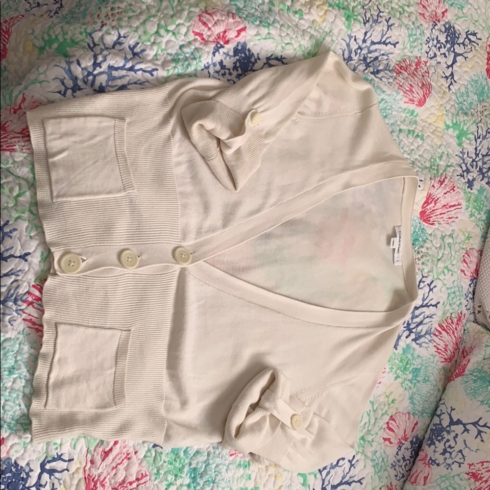 Calvin Klein mid sleeve light weight sweater